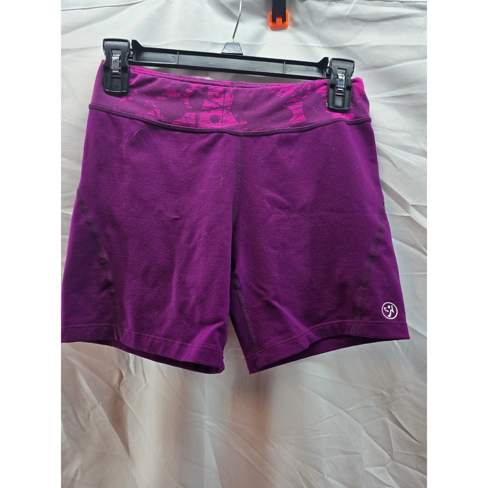 Zumba Wear‎ Purple Athletic Shorts Women's Size Small Workout Fitness